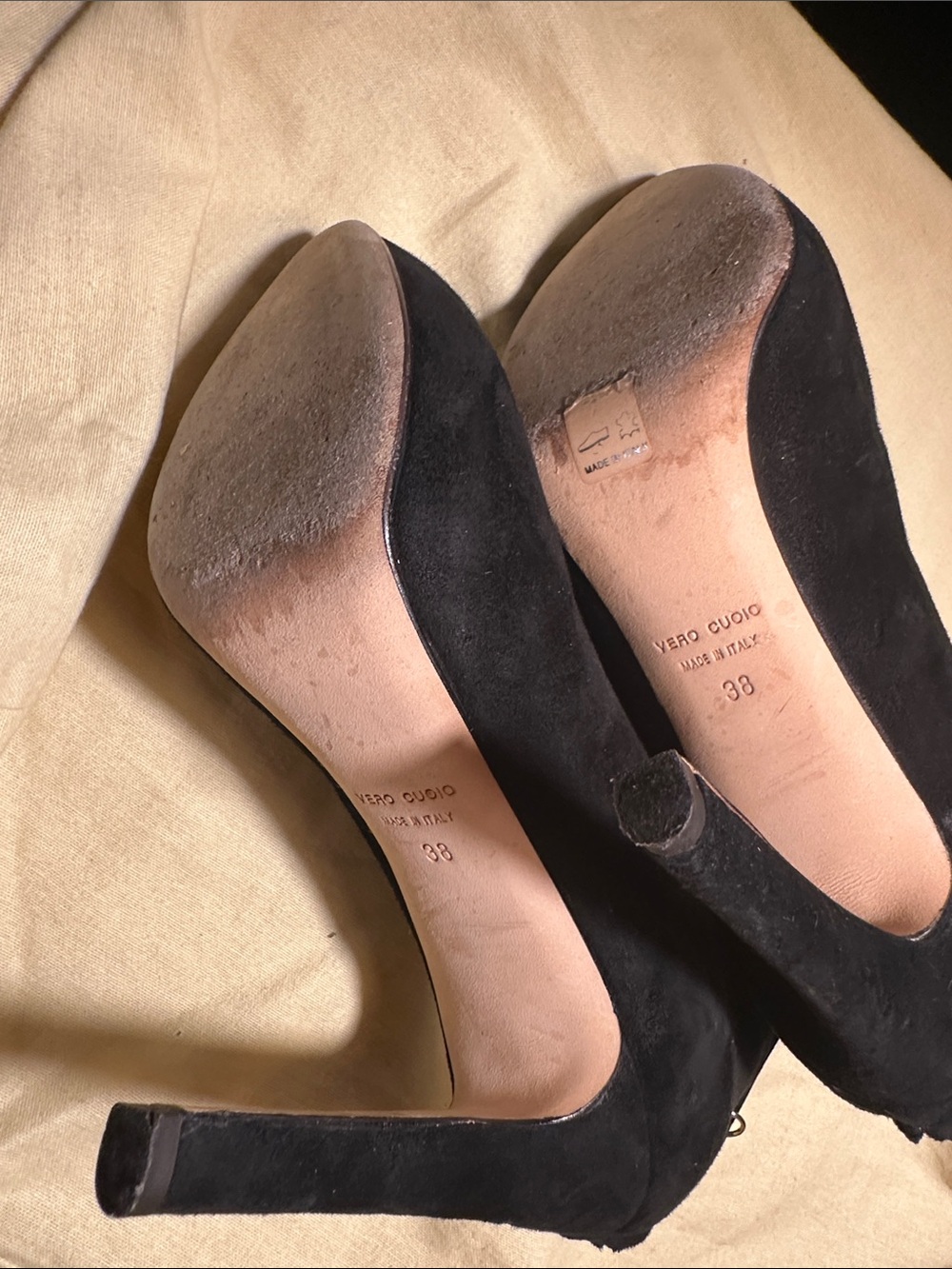 Barneys New York Black Suede Pointed Ankle Booties - Picture 3 of 4